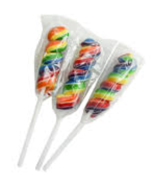 Albert's Colour Splash Pop Tutti Frutti Rainbow Unicorn Sticks