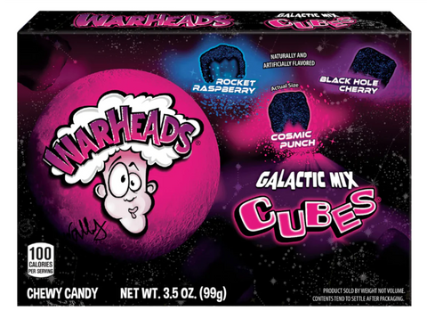 Warheads Galatic Mix Cubes