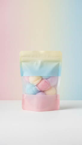 Pastel Cotton Candy Pouch