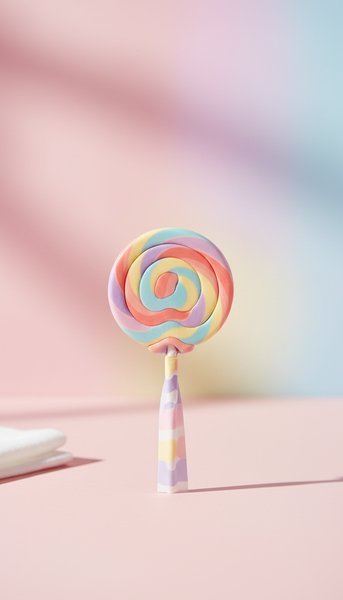 Novelty Swirl Lollipops Sleeve