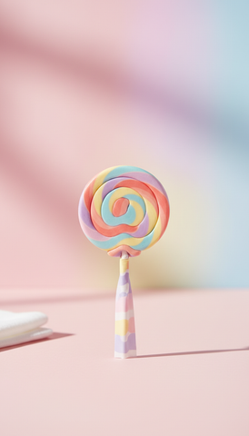 Novelty Swirl Lollipops Sleeve