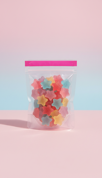 Rainbow Gummy Stars Pouch