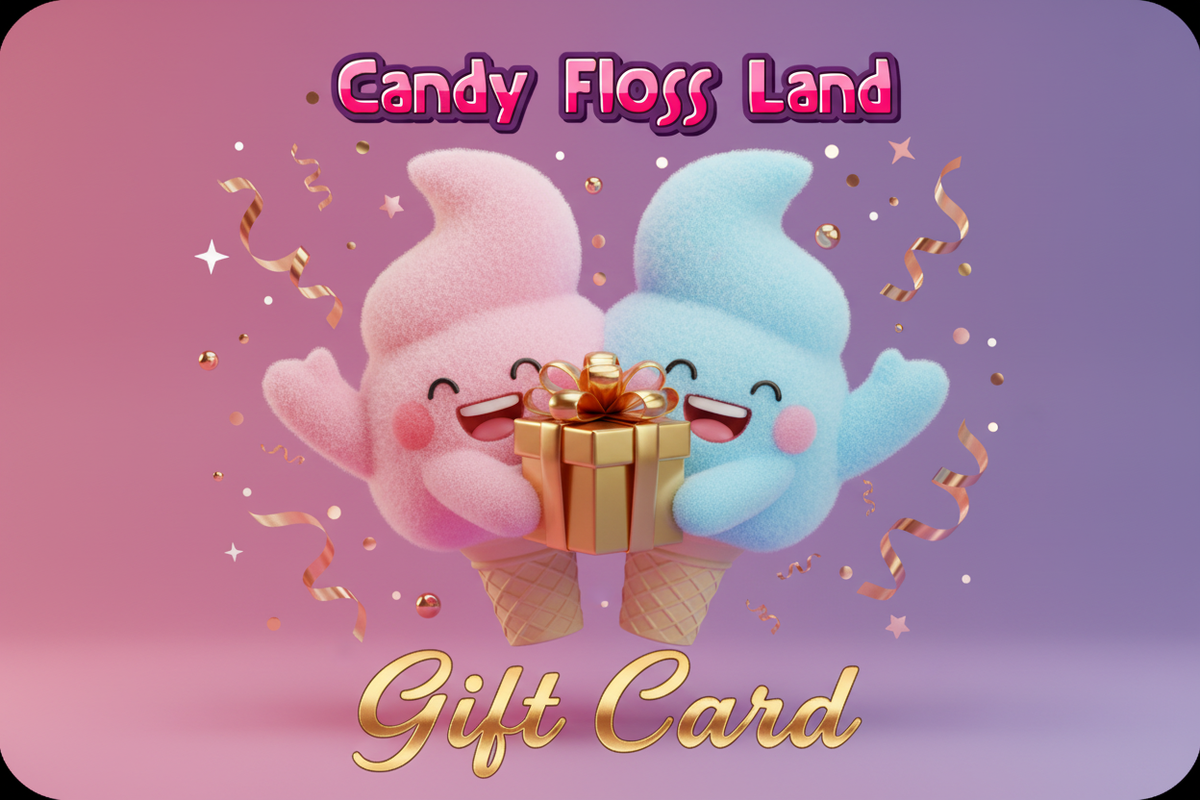 Candy Floss Land Gift Card - Gold