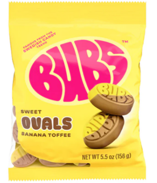 BUBS Banana Toffee Sweet Ovals (Sweden)