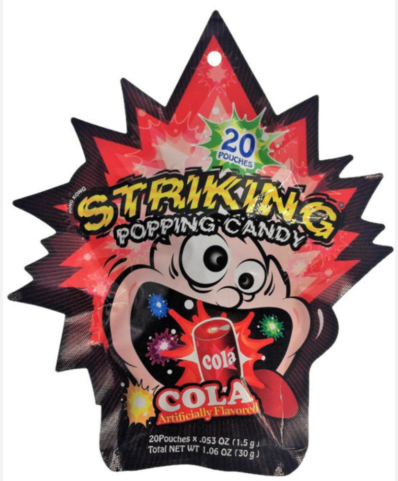 Striking Popping Candy