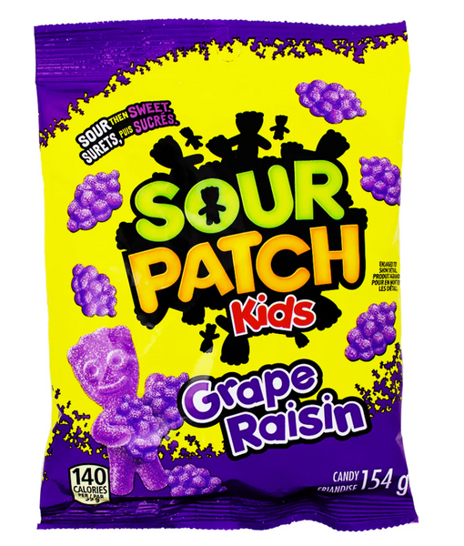 Sour Patch Kids Grape Peg Bag