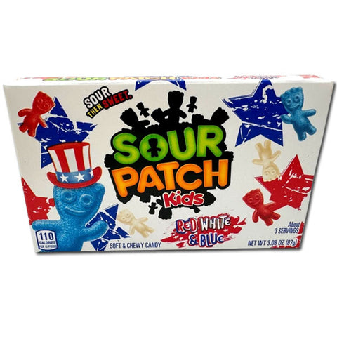 Sour Patch Kids Red White & Blue Theatre Box