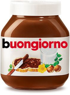 Nutella Jar with Personalized Label