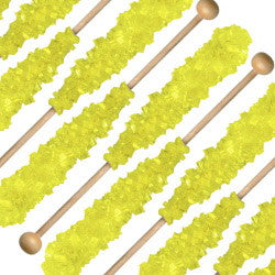 Rock Candy On A Stick Yellow
