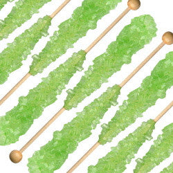 Rock Candy On A Stick Light Green