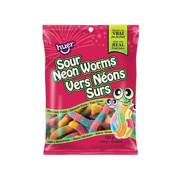 HUER Sour Neon Worms