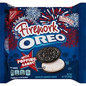 Oreo Cookies Fireworks With Popping Candy Family Size