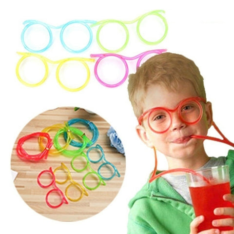 Silly Glasses - Bendable Straws