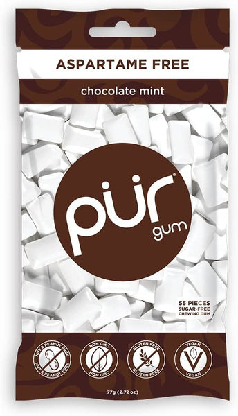 Pur Chocolate Mint Gum Bag 55PC