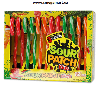 Sour Patch Kids Candy Canes