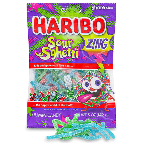 Haribo Sour S'ghetti Candy