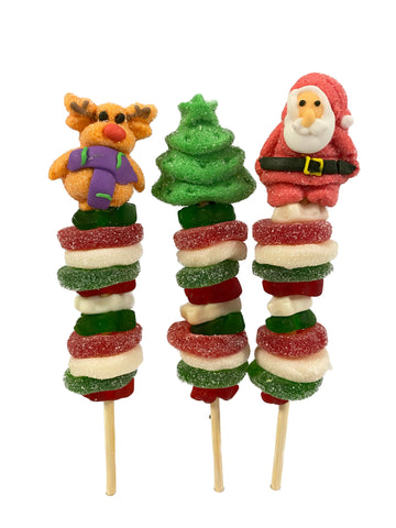 Gummy Kabobs - Christmas Theme