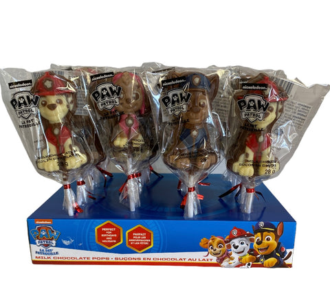 Paw Patrol Chocolate Lollipops