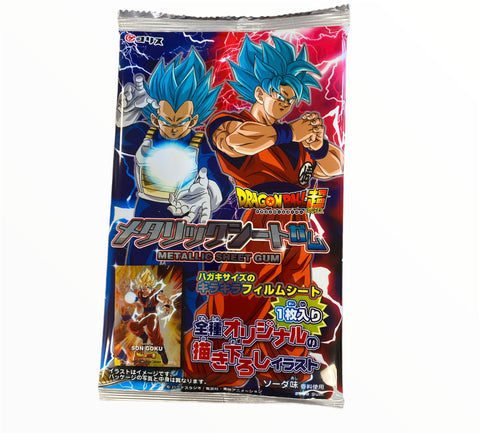 Dragon Ball Metallic Sheet with Gum Package