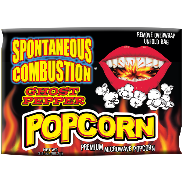 Spontaneous Combustion Ghost Pepper Microwave Popcorn
