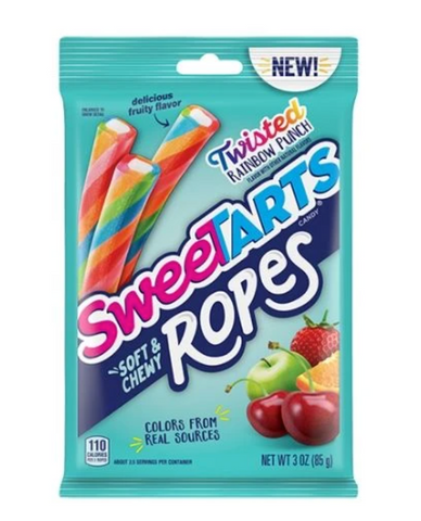 Sweetarts Ropes Twisted Rainbow Punch