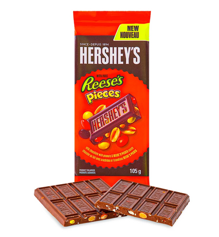 Hershey's Milk Chocolate Peanuts & Reeses Pieces Chocolate Bar