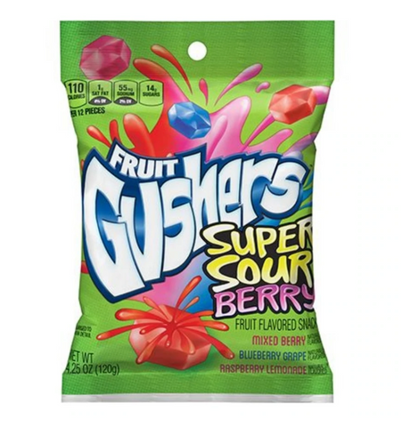 Fruit Gushers  Super Sour Berry