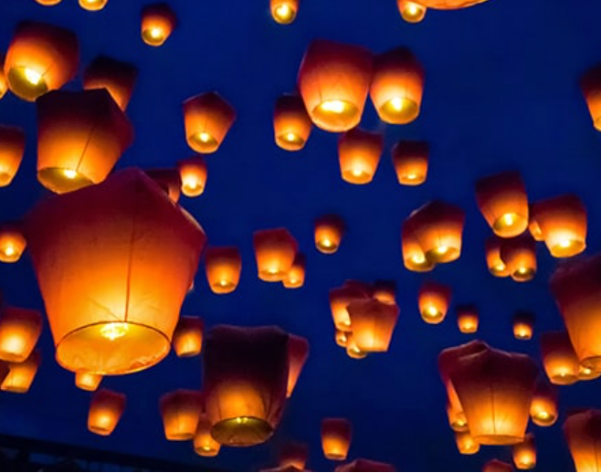 Sky Lanterns Candy Floss Land
