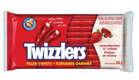 Twizzlers Filled Twists Strawberry & Cream