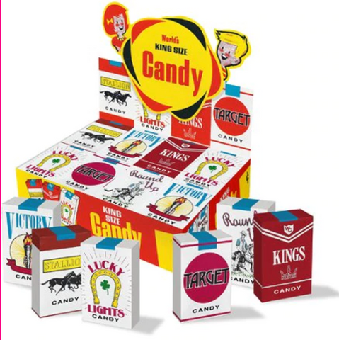World's King Size Candy Cigarettes - Box