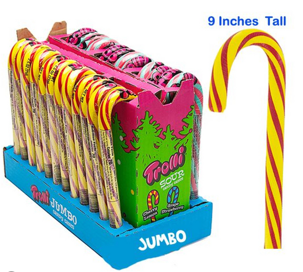 Trolli Jumbo Sour Candy Canes
