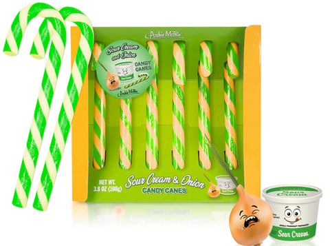 Sour Creme and Onion Candy Canes
