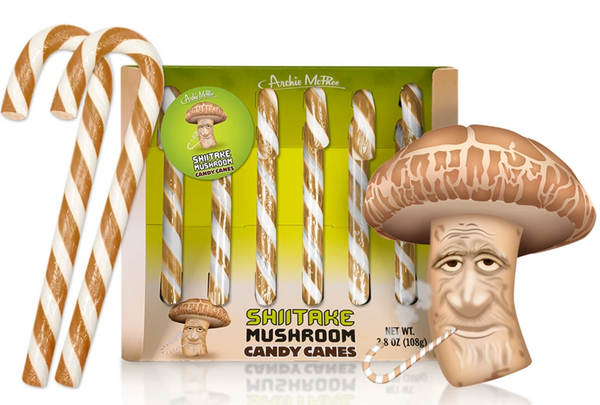Shitake Mushroom Candy Canes