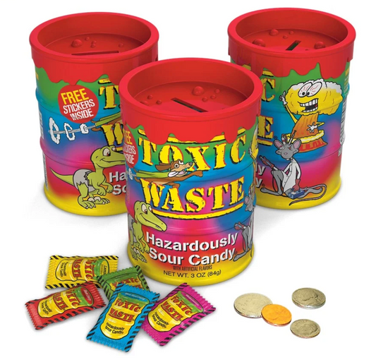 Toxic Waste Hazardously Sour Candy 3oz