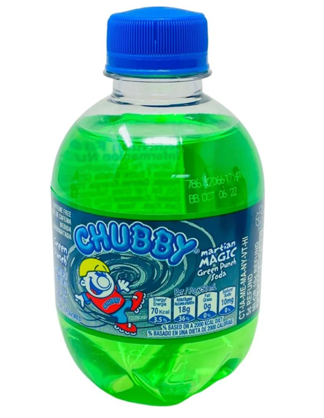 Chubby Martian Magic Green Punch Soda