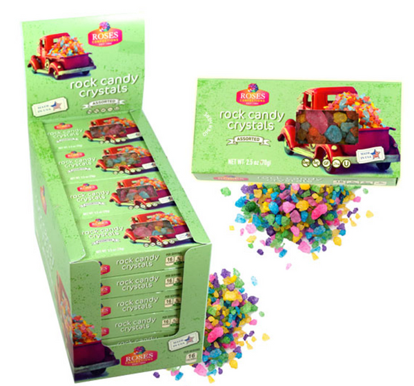 Rock Candy Crystals Assorted Boxed