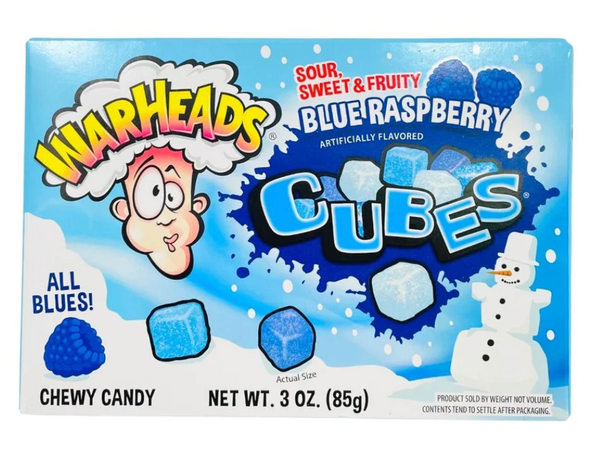 Warheads All Blue Blizzard Cubes