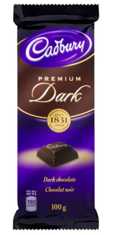 Cadbury Premium Dark Chocolate Bar