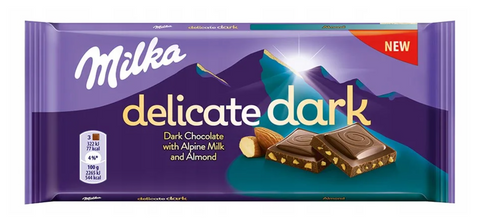 Milka Delicate Dark Chocolate Bar