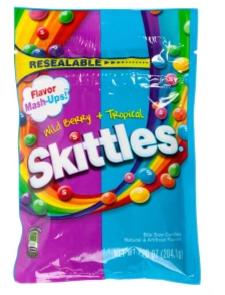 Skittles  - Peg Bag - Candy Floss Land