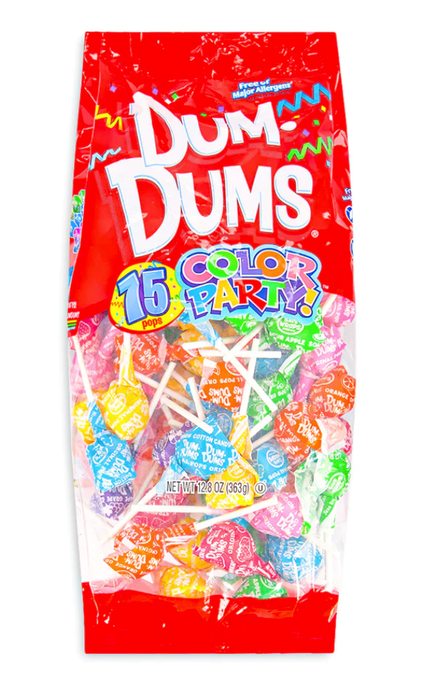 Dum Dums Color Party Lollipops