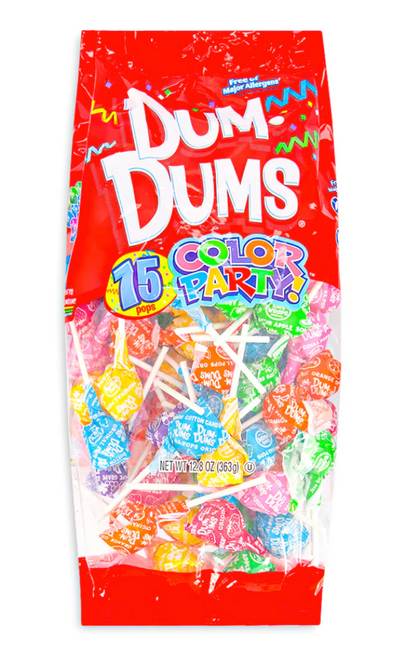 Dum Dums Color Party Lollipops
