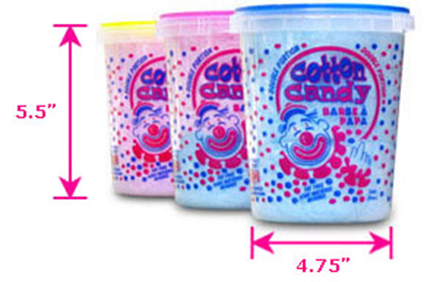 Cotton Candy 2oz Tubs Case