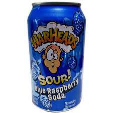 WARHEADS Sour Blue Raspberry Soda