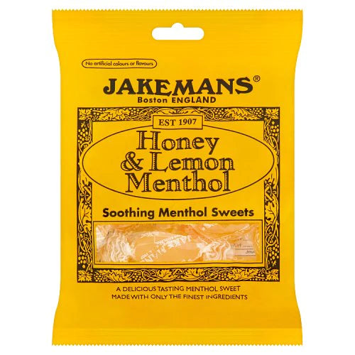 JAKEMANS  Honey&Lemon Menthol Sweets