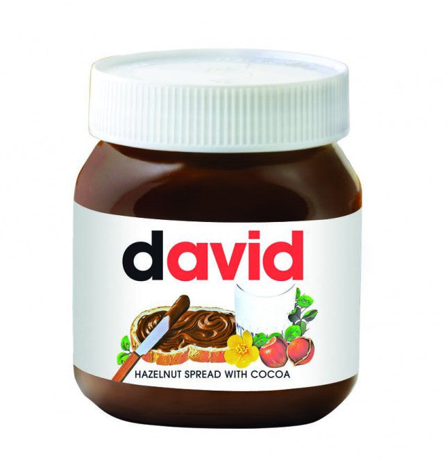 Nutella Jar with Personalized Label
