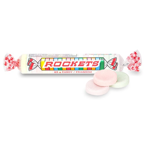 White Rockets Candy Giant Rockets Candy Roll – Candy Floss Land