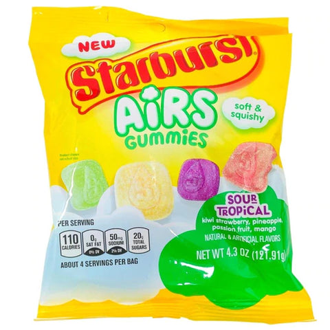 Starburst Air Gummies Sour Tropical