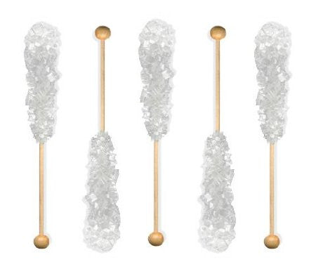 Rock Candy On A Stick White