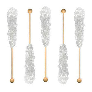 Rock Candy On A Stick White